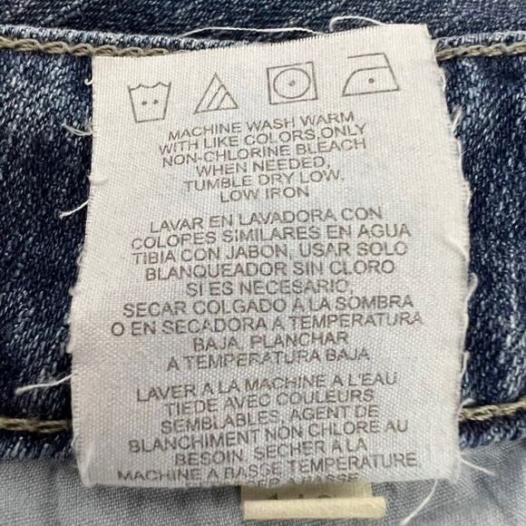 Lee Just Below the Waist Womens Denim Pedal Pushers Size 14M Blue Medium Wash - Picture 7 of 7